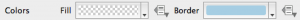Layer Syle - Simple fill - Colors Fill Transparent and Border Soft