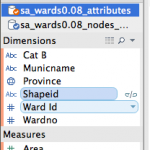 Secondary Ward Attribute Datasource is Marked Orange