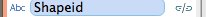 ShapeId will be used as link field - click on it